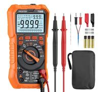 Proster Multimetro Digitale 9999 Conteggi 10A 1000V TRMS Corrente e Tensione AC/DC Duty Cycle Tester Elettricista Test NCV Con Misurazione del Picco e Promemoria del Jack Display Analogico a Barre