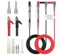 Proster Penna per Multimetro con Morsetto a Coccodrillo e Sonda, 3 Sonde Intercambiabili di Alta Qualità per Test di Corrente e Tensione, Misurazioni su Circuiti Elettronici e Auto