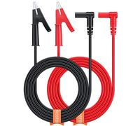 Proster Puntali da Test per Multimetro / Testa da Test per Multimetro Proster da Ricambio - 15A 3.3Ft Cavo Banana Clip 80cm 4mm