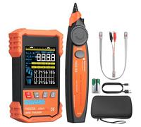 Proster Tester Cavi di Rete PoE con Display a Colori VA, Misurazione Lunghezza Cavo 2,5-400m, Rilevamento NCV, Modalità di Ricerca Digitale & Analogica, Test PoE CAT5/CAT6/CAT7/CAT8 per Tecnici IT