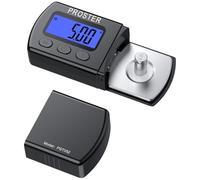Proster Tester Scala Forza di Stilo per Giradischi Bilancia 0.01g LCD Retroilluminazione Blu per Braccio Giradischi Fono Cassetta Musicale-Nero