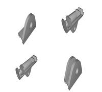 Prosthetic Hand Holder for Python Model - Multi-Attachment Mount Spector Design