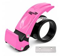 PROSUN Lama di sicurezza rosa copertura 2 pollici professionale imballaggio nastro dispenser imballaggio metallo pistola nastro portatile taglierina di tenuta