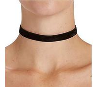 Prosy Collana Choker Gotica Argento Nero Velluto Statement Collana Girocollo per Donne e Ragazze