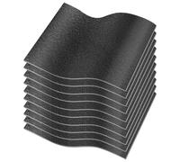 prota 10 Pezzi Pelle Adesiva per Riparazioni 20x30 cm Finta Pelle Autoadesiva, Nero Riparazione Pelle Divano Ecopelle Adesiva, Toppe per Riparazione Autoadesive per Divano Sedile Auto Mobili Borsa