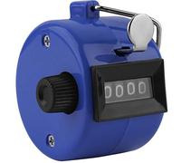 Protable Mini Contatore manuale di flusso umano Contatore di flusso 4 cifre mano contatore blu durevolezza