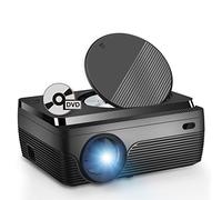 Protable Protable - Protable - Videoproiettore per film integrato HD 1080P, compatibile con HDMI, USB, AV, TF, VGA, TV Stick (nero)