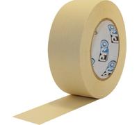 Protapes 785 Contractor grade crepe Paper General Purpose Masking tape, 3" (Pack of 1), Tan, 1