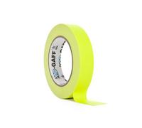 ProTapes/Permacel Gaff - Nastro adesivo in tessuto impermeabile fluorescente, 24 mm x 23 m Giallo