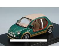 Protar PR0256 FIAT 500 CASTAGNA EV KHAMIS GHEDDAFI 2009 GREEN/WOOD 1:43 Modellin