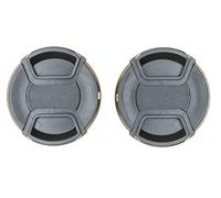 Protastic - Copriobiettivo da 58 mm (confezione da 2) - Tappo a molla non cadono. Compatibile con Nikon, Canon, Pentax, ecc. LC-58 E-58 O-LC58.