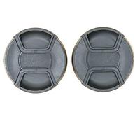 Protastic® - Tappi per obiettivo da 72 mm, confezione da 2 pezzi, con molla a innesto che non cadono, compatibile con Nikon, Canon, Pentax, ecc. LC-72 E-72 O-LC72