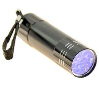 PROtastic® Torcia UV Ultra Violet Torch 395nm - Spot Frode di banconote o uso per la caccia al fantasma paranormale