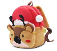 PROTAURI Zainetto Bambina Bambino 1-4 Anni, Zaino Asilo Bimba Bimbo Comod, Sacca Asilo Leggero, Design Cervo che Scia