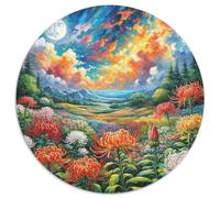 Protea Cynaroides 1000 Pezzis Rotonda Puzzle Classico Animali Di Tutto Il Mondo Per Regali Educativi Per Bambini Difficile E Impossibile Idea Regalo Per Lei O Lui 1000pcs (67.5x67.5cm)