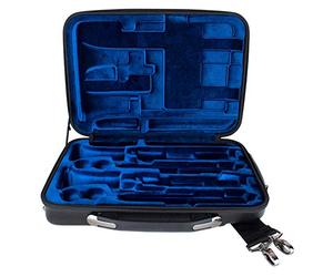 Protec Bb & A BM307D - Custodia con cerniera per clarinetto doppio