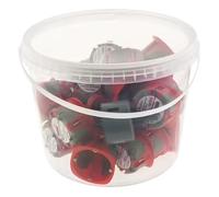 Protec - Confezione 20 Scatole da Incasso No Air Box Multimateriale - Alta Resistenza Fuoco 850°, Conforme RE2020, Ermetiche Aria, Ø67mm P.40mm per Cablaggio Facile