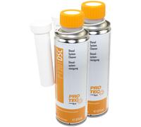 PROTEC Pulitore Impianto Diesel Reiniger 2x 375 ml Clean Dieselreiniger TDI CDI