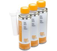 PROTEC Pulitore Sistema Diesel Reiniger 3x 375 ml Clean Dieselreiniger TDI CDI