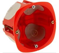 Protec - Set di 40 Scatole da Incasso No Air Box Multimat - Elevata Resistenza al Fuoco 850°, Conforme RE2020, Tenuta all'aria, Ø67 mm P.40 mm + Dima per Facilitare il Cablaggio