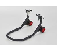PROTECH supporto stand anteriore in acciaio inox rivestito nero, nero