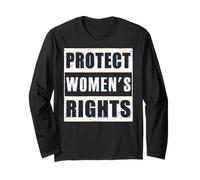 Protect - Camicia da Donna per i Diritti della libertà di Supporto Maglia a Manica