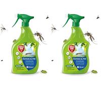 Protect Home Insetticida antizanzara, Pronto uso. A base di piretro microincapsulato per il controllo di insetti volanti e striscanti. Azione abbattente immediata, 750 ml (Confezione da 2)