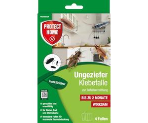 Protect Home Natria - Trappola per parassiti e colla, senza tossine | Trappola per scarafaggi e scarafaggi senza insetticidi, copertura per trappola 10-15 m², divisibile in 4 singoli casi