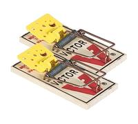 PROTECT HOME Trappola Classica per Topi in Legno, 2 Pezzi