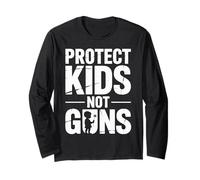 Protect Kids Not Guns Anti Gun Violence Maglia a Manica