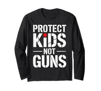 Protect Kids Not Guns Anti Gun Violence Maglia a Manica
