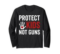 Protect Kids Not Guns Anti Gun Violence Maglia a Manica
