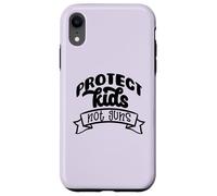 PROTECT KIDS NOT GUNS Meme degli attivisti contro le armi Custodia per iPhone XR