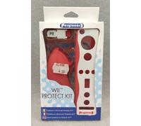 PROTECT KIT FOR NINTENDO WII PROTEZIONI IN SILICONE PER WIIMOTE E NUNCHUK ROSSO