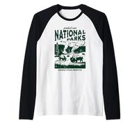 Protect Our National Parks Defund Doge Parks Not Profits Maglia con Maniche Raglan