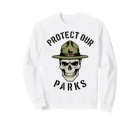 Protect Our Partks! Park Ranger Skull National Parks Felpa
