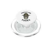 Protect Our Partks! Park Ranger Skull National Parks PopSockets PopGrip per MagSafe