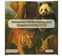 Protect our Wildlife: Endangered Mammals Coloring Book: Discover, Color, and Help Protect Rare Mammals Around the World