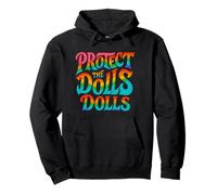 Protect The Dolls LGBTQ Pride Transdiritti uguaglianza Felpa con Cappuccio