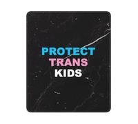Protect Trans Kids Mouse Pad Portatile Mousepad Antiscivolo Tappetino Scrivania per Pc Laptop Accessori Scrivania 25X30Cm