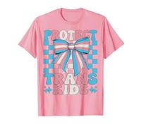Protect Trans Kids Transgender Trans Pride Bandiera LGBTQ Girl Maglietta
