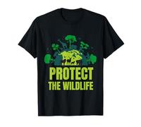Protect Wildlife Nature | Earth Day Save Animals Safar Maglietta