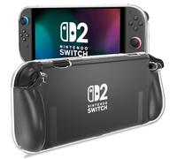 Protective Case for Nintendo Switch 2 2025,Clear Cover Protector, Soft TPU Slim Case,Anti-Scratch, Shock-Absorption,Strong and Anti-Scratch Clear Nintendo Switch 2 Case, Easy to Install -Clear