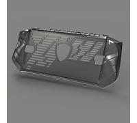 Protective Cover for MSI Claw Gaming Handheld TPU Case Sleeve Transparent Protective Case Game Console Protector Accessories (Transparent Black)