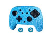 Protective Cover Replacement for Switch 2 Pro Game Controller Case Controller Anti-fall Anti-slip Silicone Soft Shell Sticker Skin (Blue)