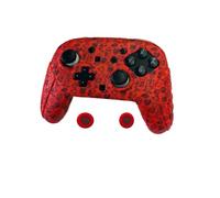 Protective Cover Replacement for Switch 2 Pro Game Controller Case Controller Anti-fall Anti-slip Silicone Soft Shell Sticker Skin (Red)