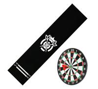 Protective Dart Rug Mat, Dart Mat - Portable Non-Slip Crystal Velvet With Throw Line | For Leisure Area Game Room Recreation Center Office Break Room Garage Dormitory