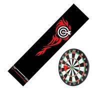 Protective Dart Rug Mat, Dart Mat - Portable Non-Slip Crystal Velvet With Throw Line | For Leisure Area Game Room Recreation Center Office Break Room Garage Dormitory
