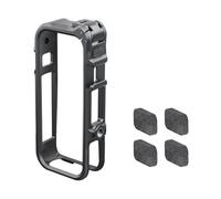 Protective Frame Suitable for Insta360 X4 Air Camera Multi-Function Expansion Frame Bracket Mount PC Protector Cover Camera Accessories (Black)