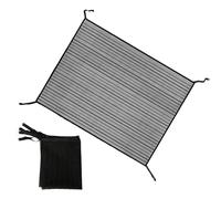 Protective Grill Mesh - Car Radiator Guard for Front | Woolen Black with Four Hooks, Precision Coverage, Against Catkins, Sediment, Mosquitoes, Decorative Function, Fits General Vehicle Models